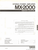 Yamaha MX-2000 - Service Manual 